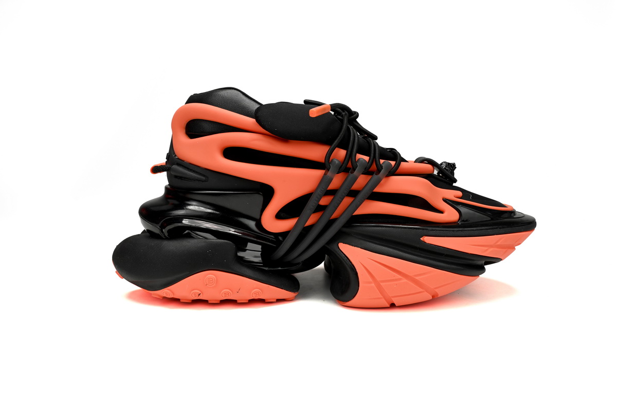 BALMAIN Multikolor Buty sportowe Black orange YM1VJ309