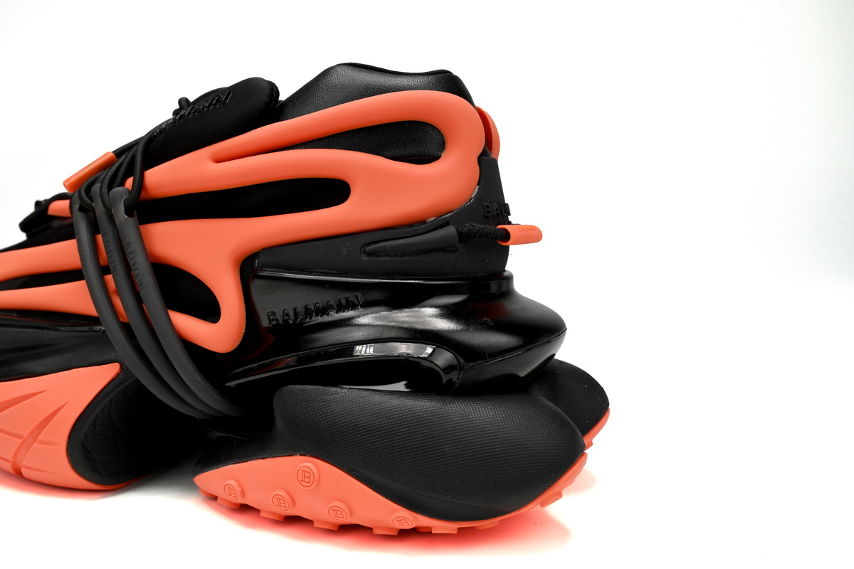 BALMAIN Multikolor Buty sportowe Black orange YM1VJ309