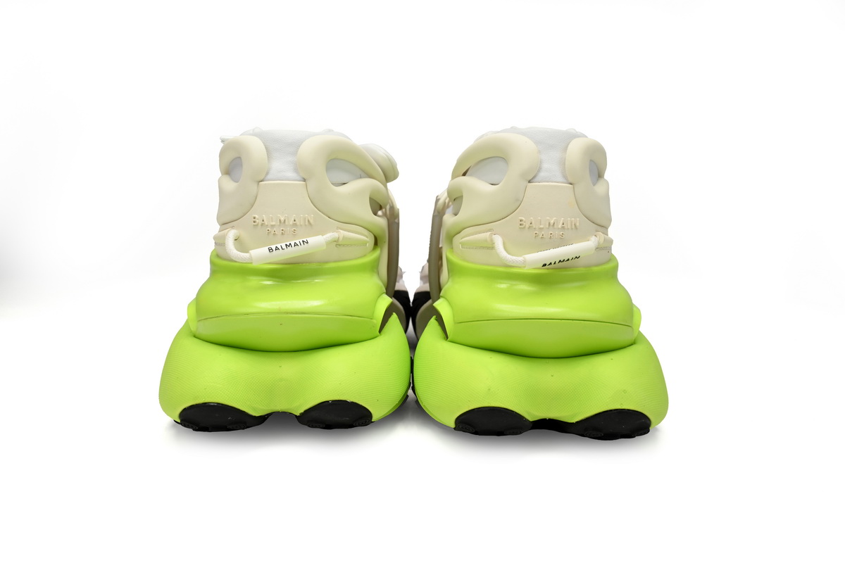BALMAIN Multikolor Buty sportowe Black white and green YM1VJ309