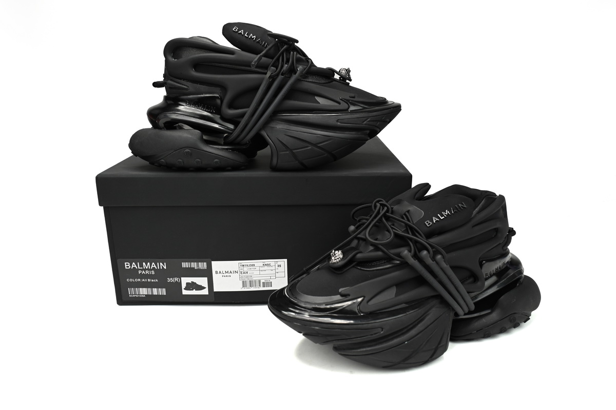 BALMAIN Multikolor Buty sportowe Black YM1VJ309