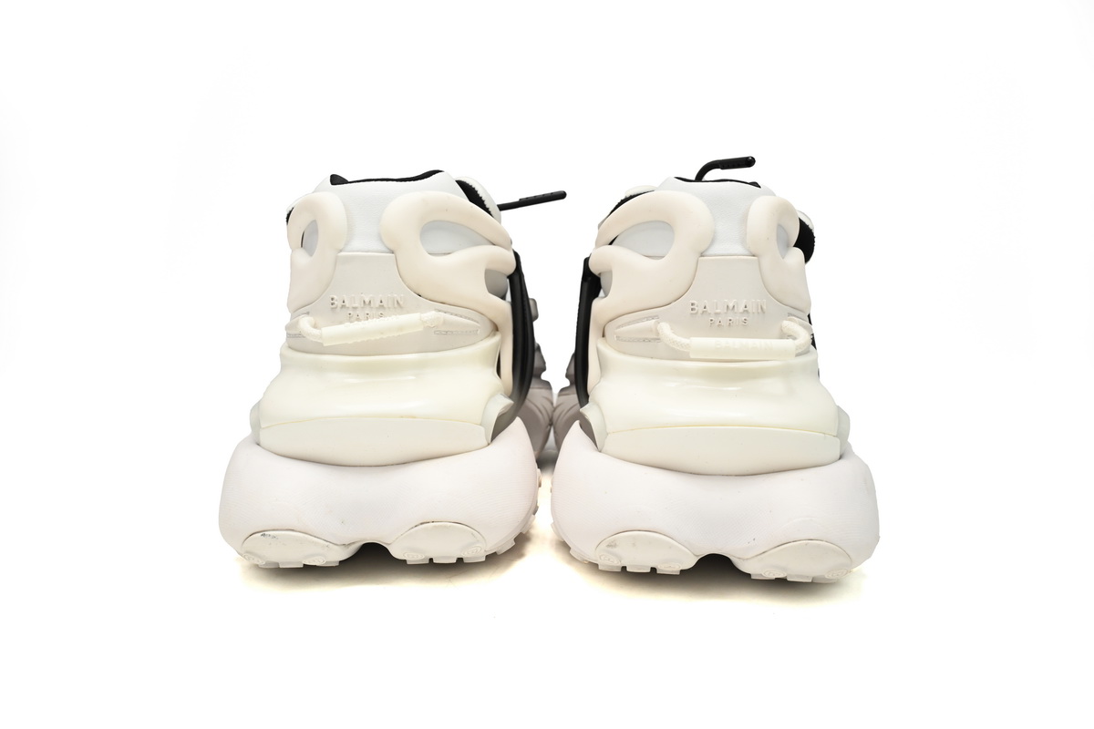 BALMAIN Multikolor Buty sportowe White and Black YM1VJ309