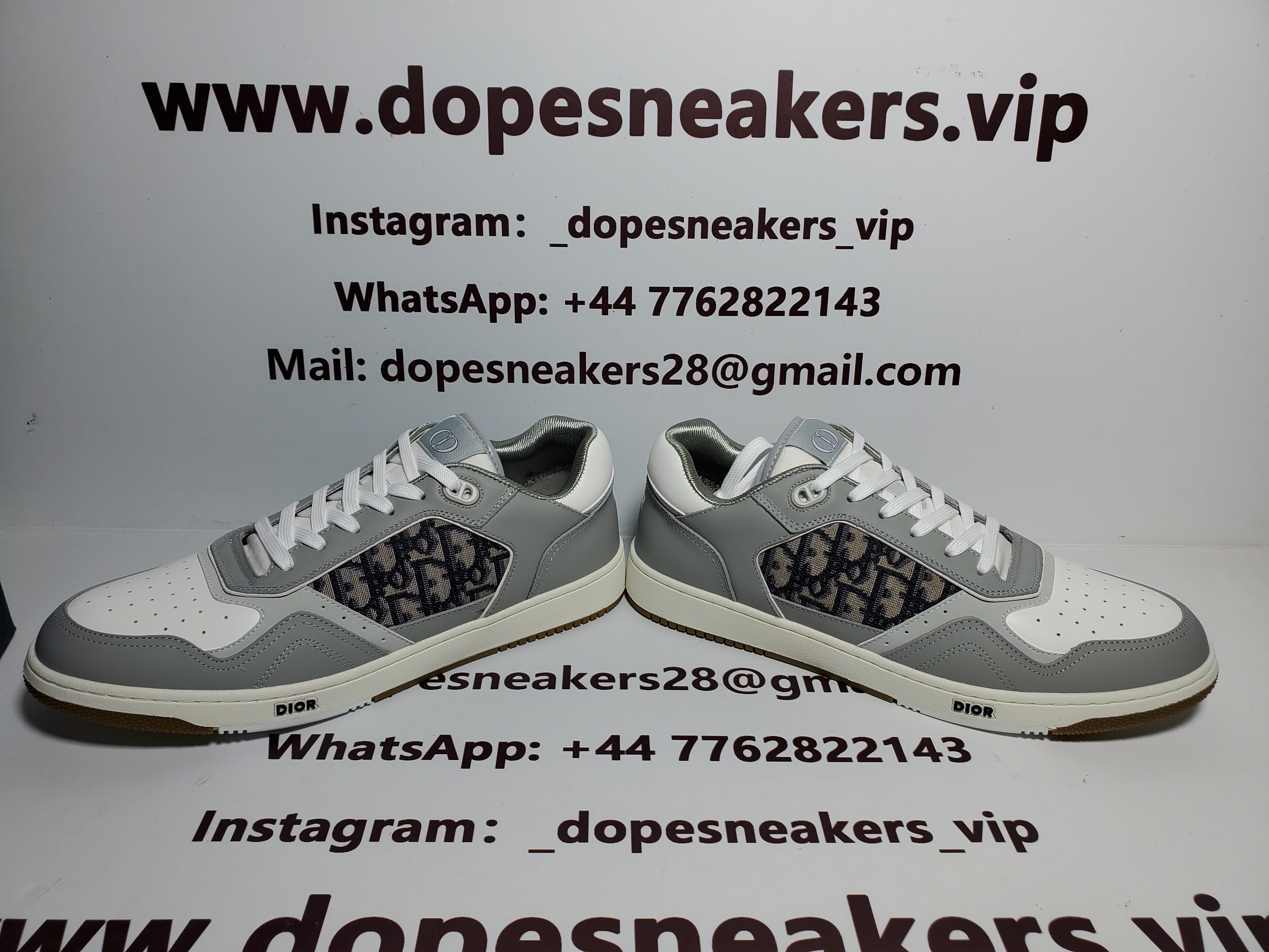 Dior B27 Low Gray White 3SN272ZIR_H165