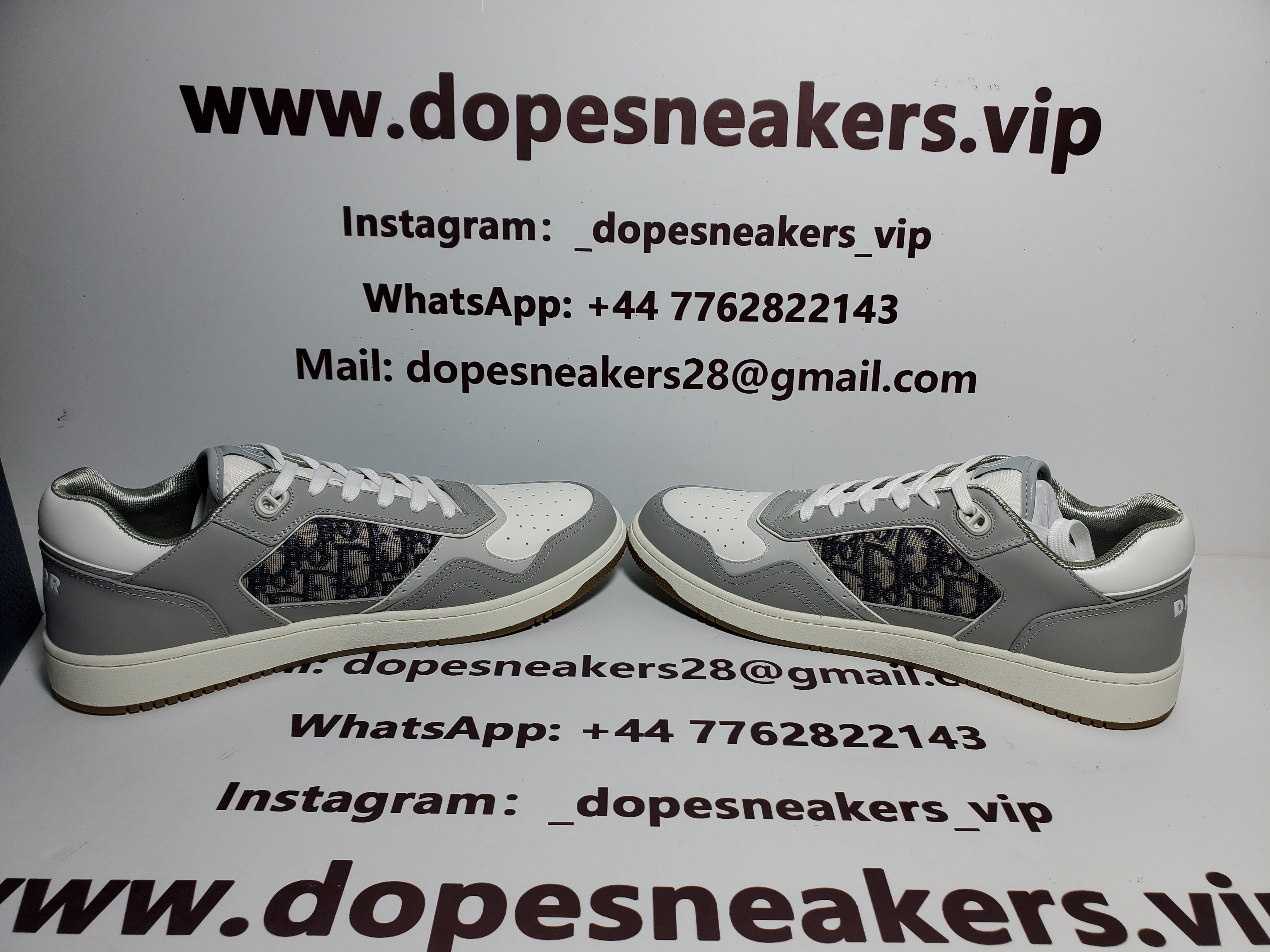 Dior B27 Low Gray White 3SN272ZIR_H165