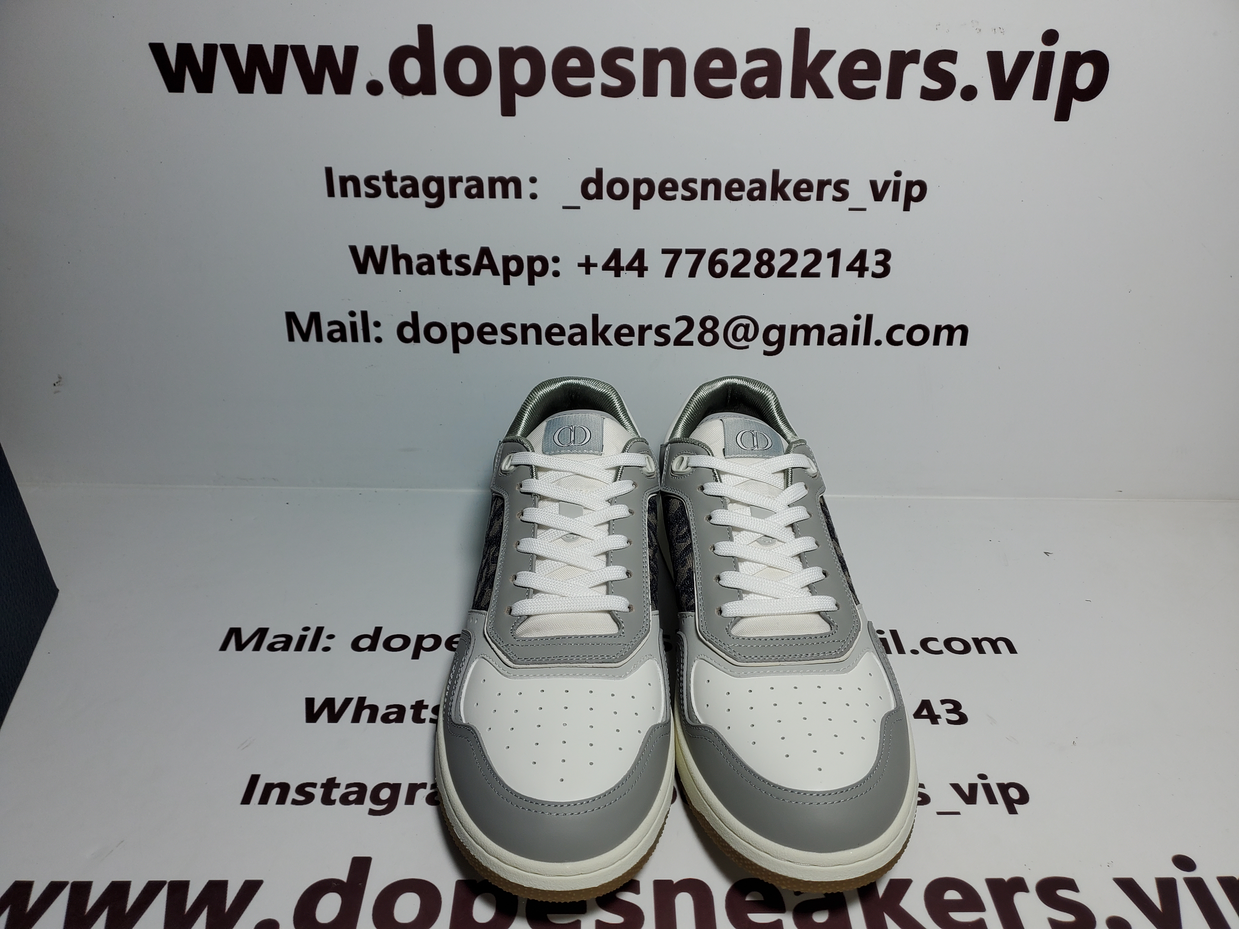 Dior B27 Low Gray White 3SN272ZIR_H165