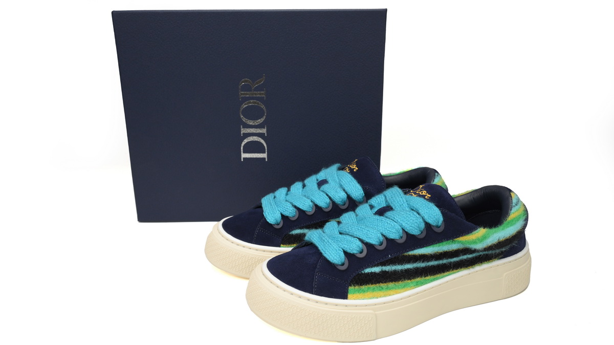 Dior B33 Sneakers Release Navy Dlue Stripes 3SN272 ZIR1 6536