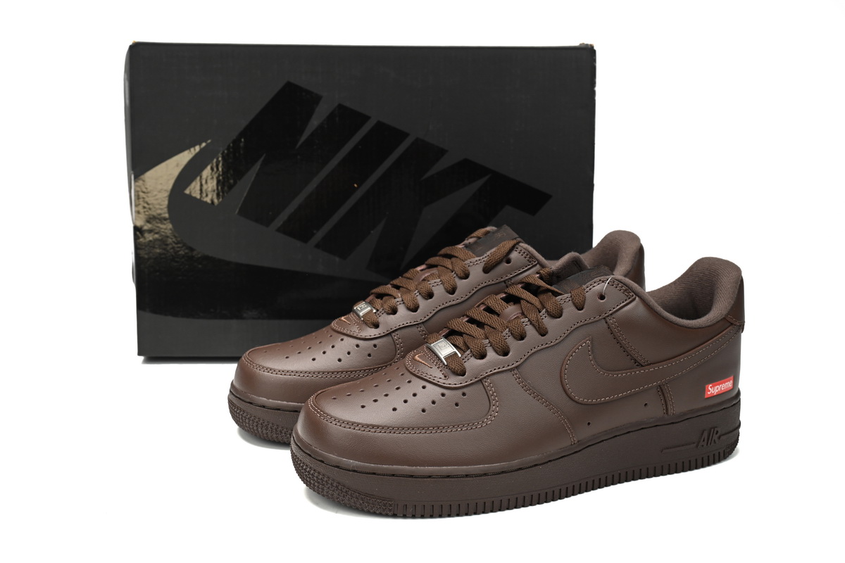 Supreme x Air Force 1 Low Baroque Brown CU9225-200