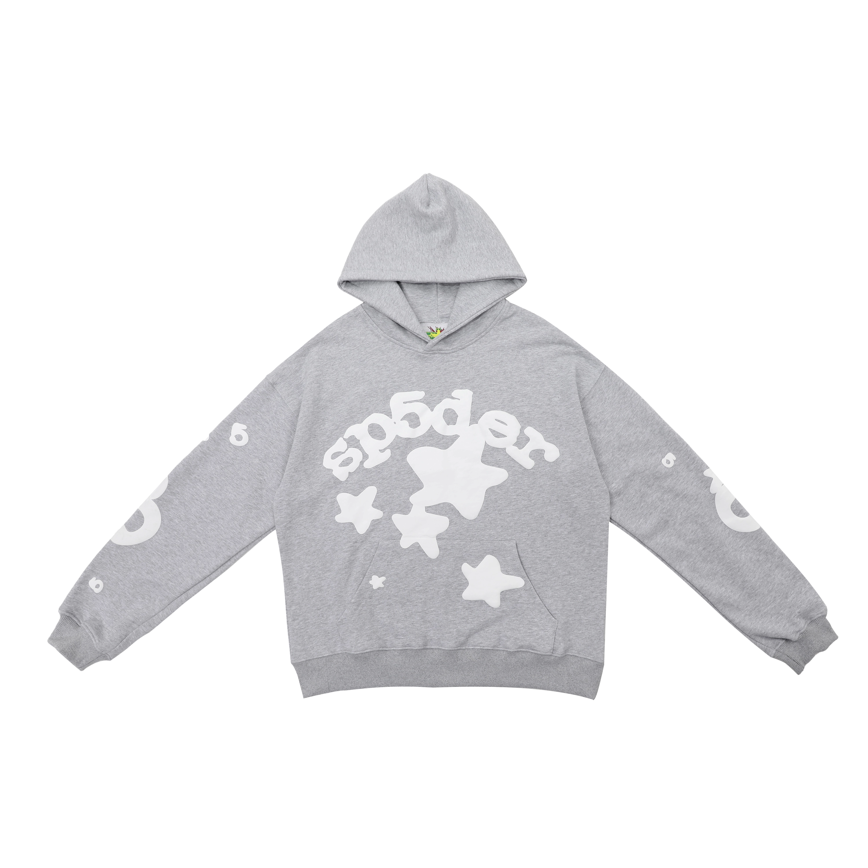 Sp5der Grey Beluga Hoodie