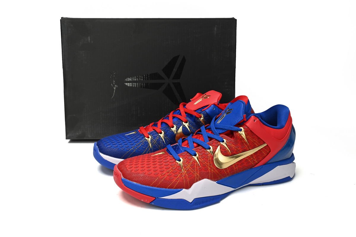 New Sale Nike Zoom Kobe 7 VII Red Royal 488371-406