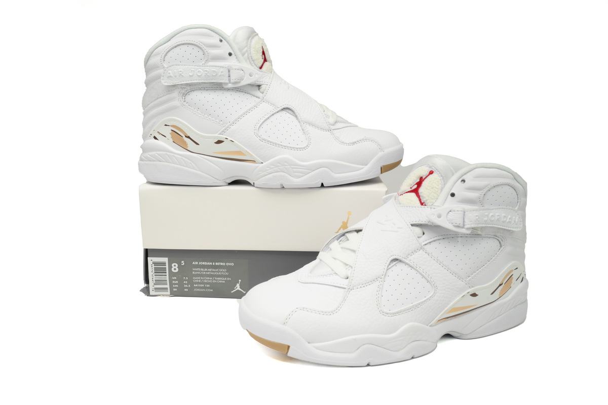 Air Jordan x OVO Nike AJ VIII 8 Retro 'OVO' AA1239-135