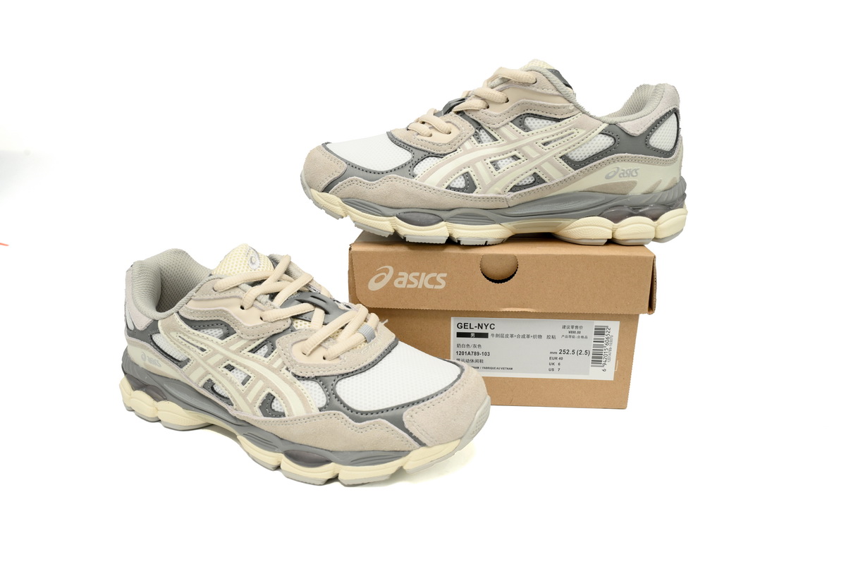 ASICS GEL-NYC Rice White Gray 1201A789