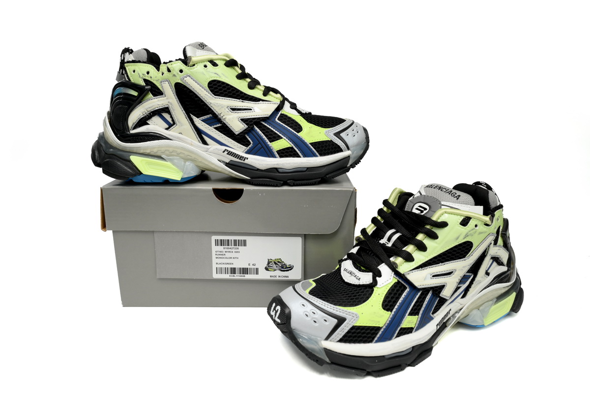Balenciaga Runner Black Green