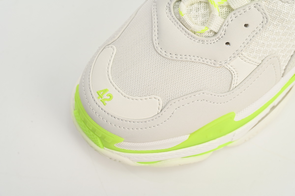 Balenciaga Triple S Fluorescent White 536737 W0901 9088