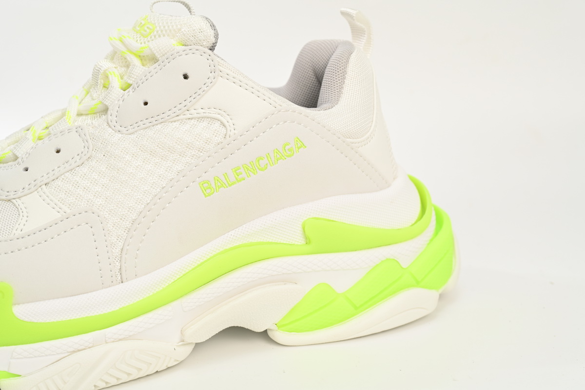 Balenciaga Triple S Fluorescent White 536737 W0901 9088