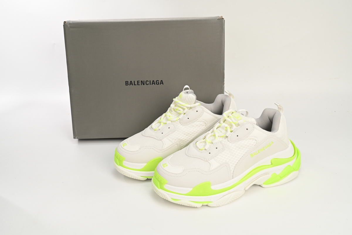 Balenciaga Triple S Fluorescent White 536737 W0901 9088