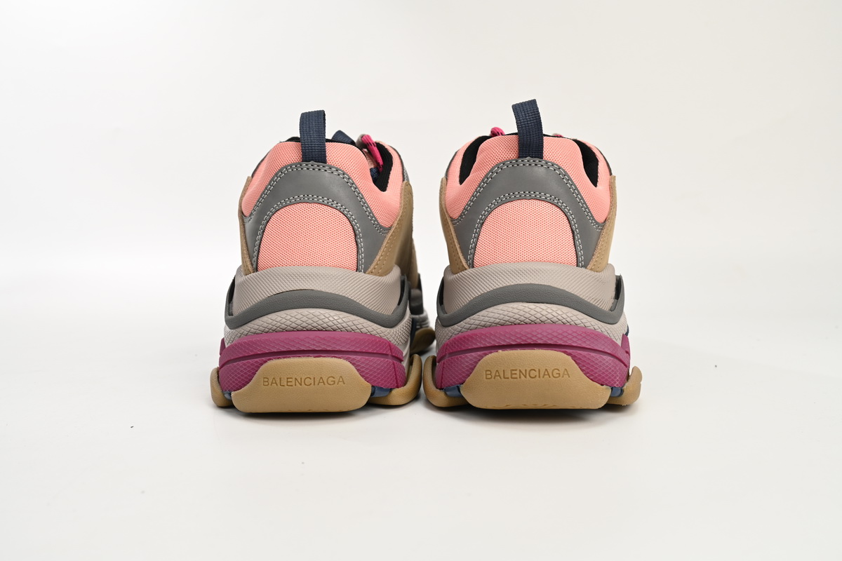 Balenciaga Triple S Grey Pink 490672 W09O5 1036