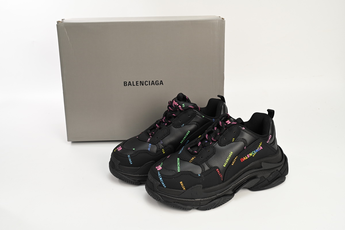 Balenciaga Triple S Letter Colorful 524039 W2FA1 1210