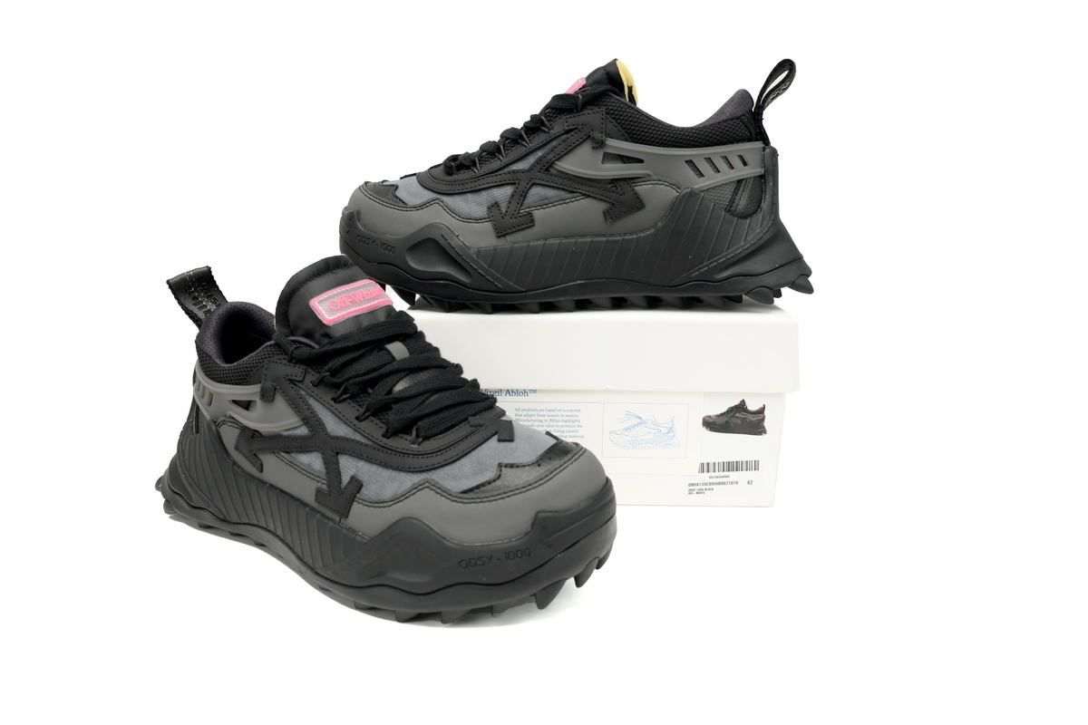 OFF-WHITE Out Of White Black OMIA189F 23LEA005 21010