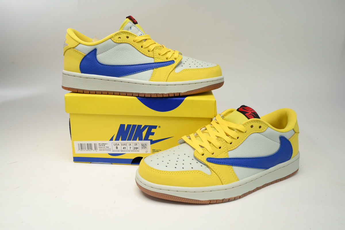 Travis Scott x Air Jordan 1 Low OG 'Canary' DZ4137-700