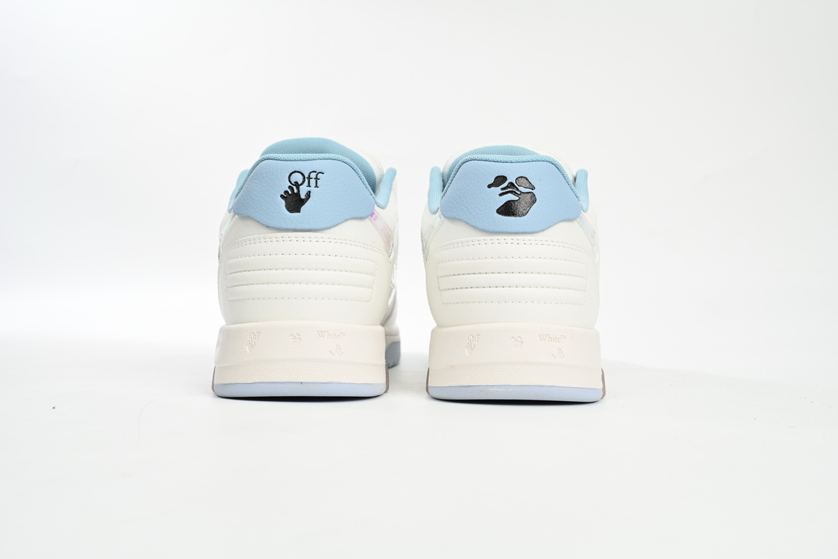 OFF-WHITE Out Of Blue White Blue Discoloration