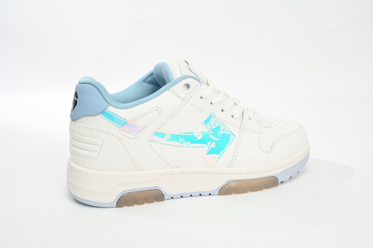 OFF-WHITE Out Of Blue White Blue Discoloration