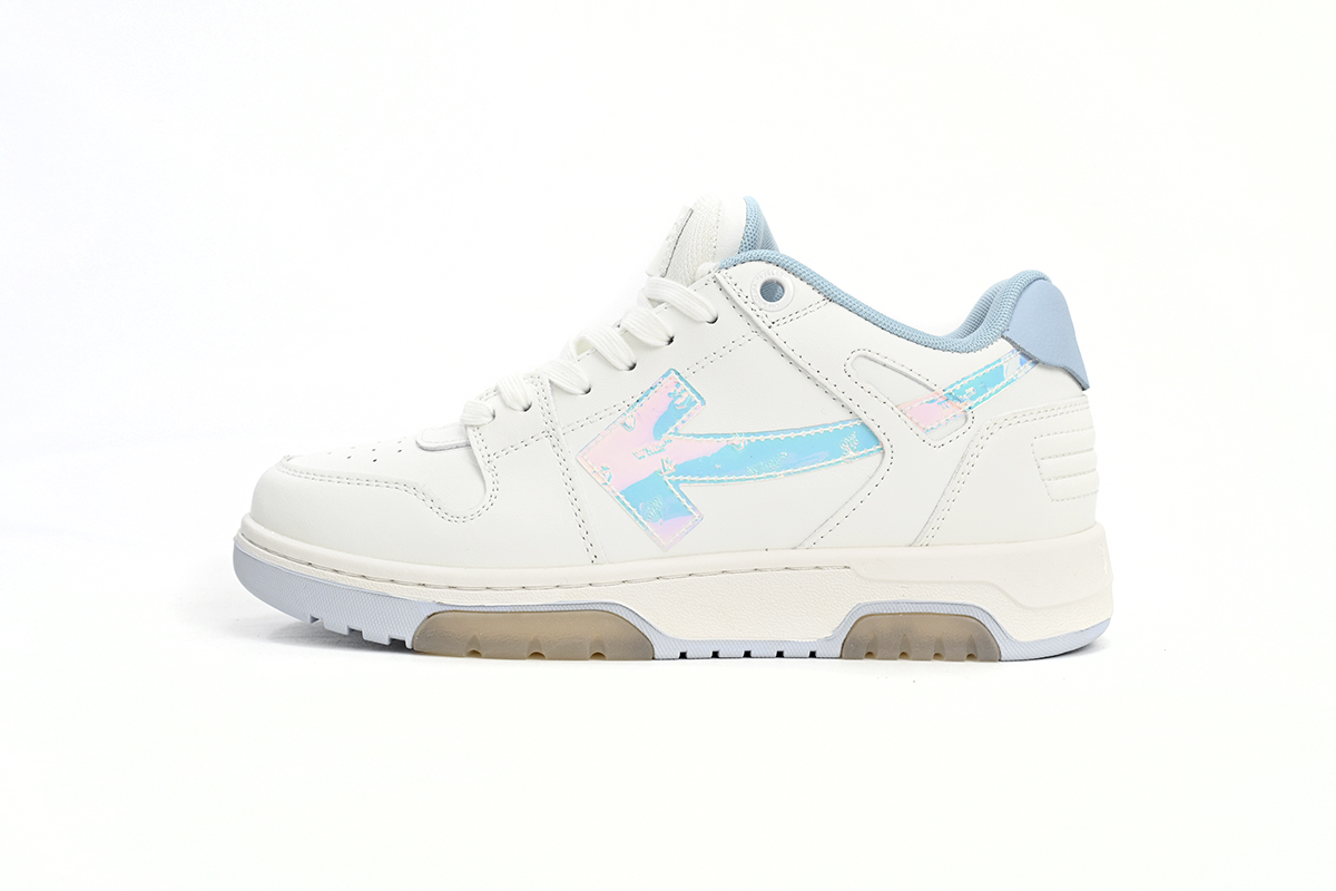 OFF-WHITE Out Of Blue White Blue Discoloration