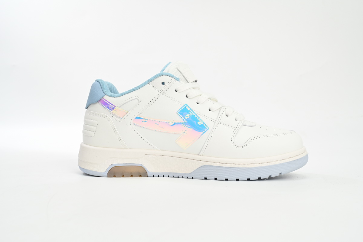OFF-WHITE Out Of Blue White Blue Discoloration