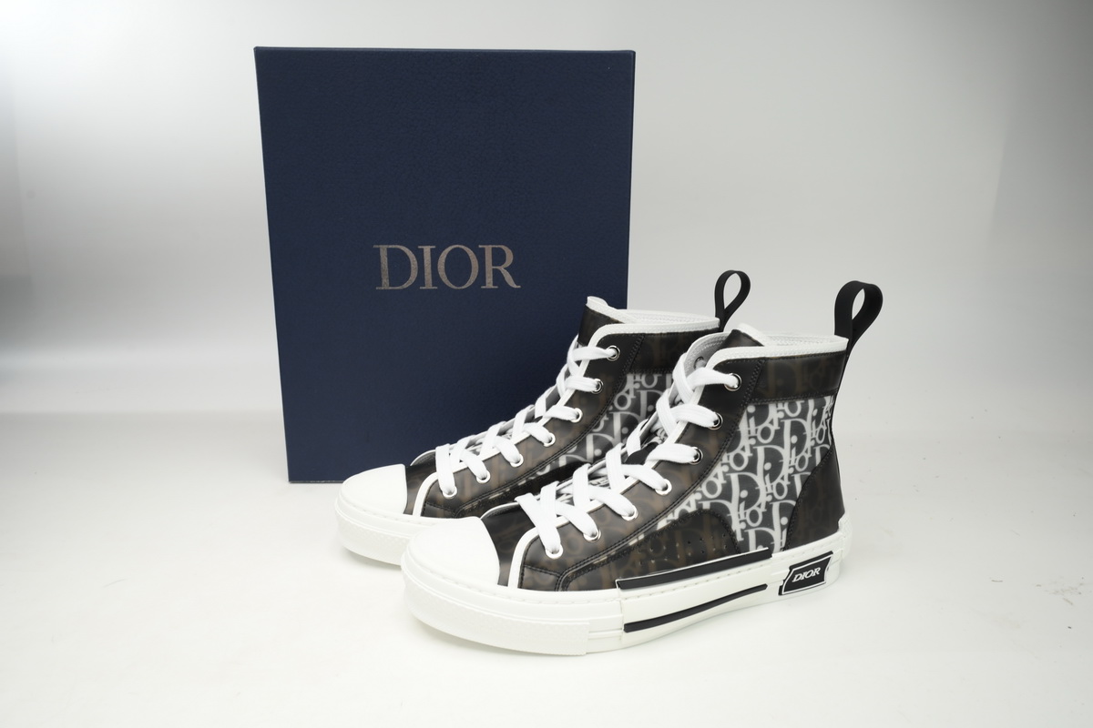 Dior B23 HT Oblique Gaobang Black and White