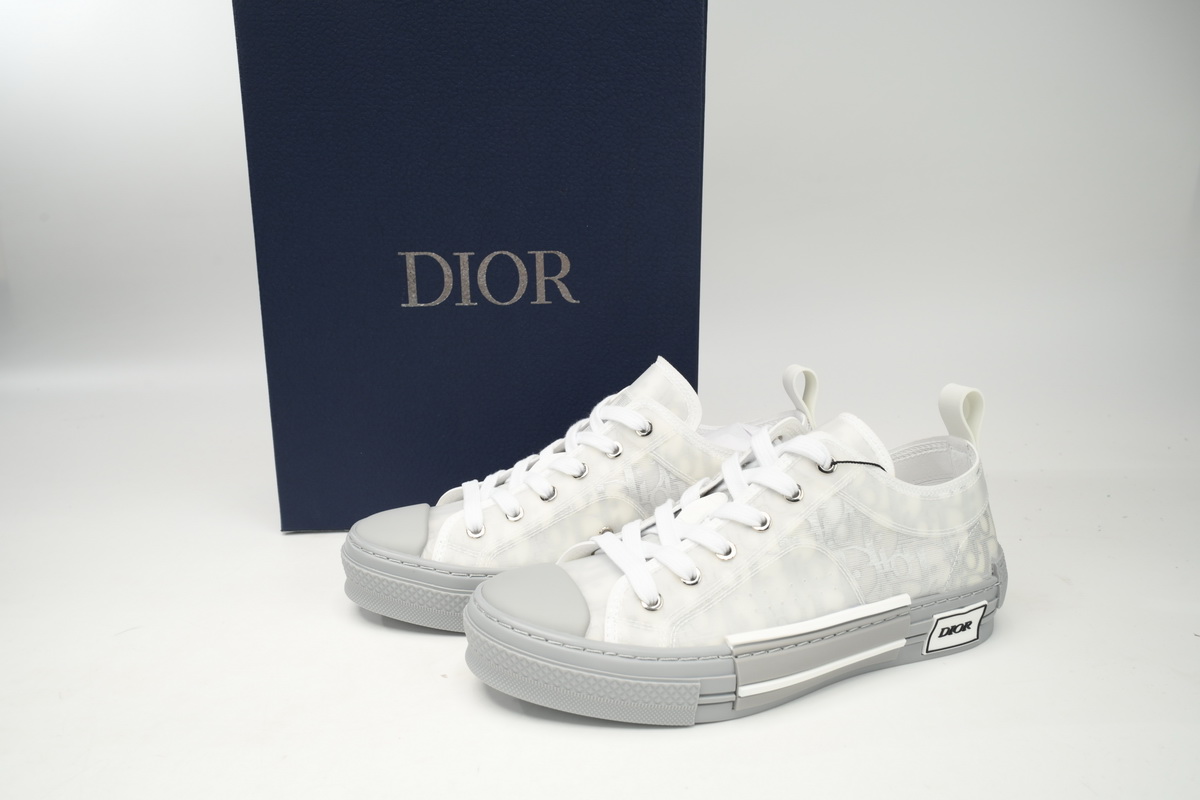 3SN272ZIR 16536 Dior B23 HT Oblique Low Rank Silver Gray