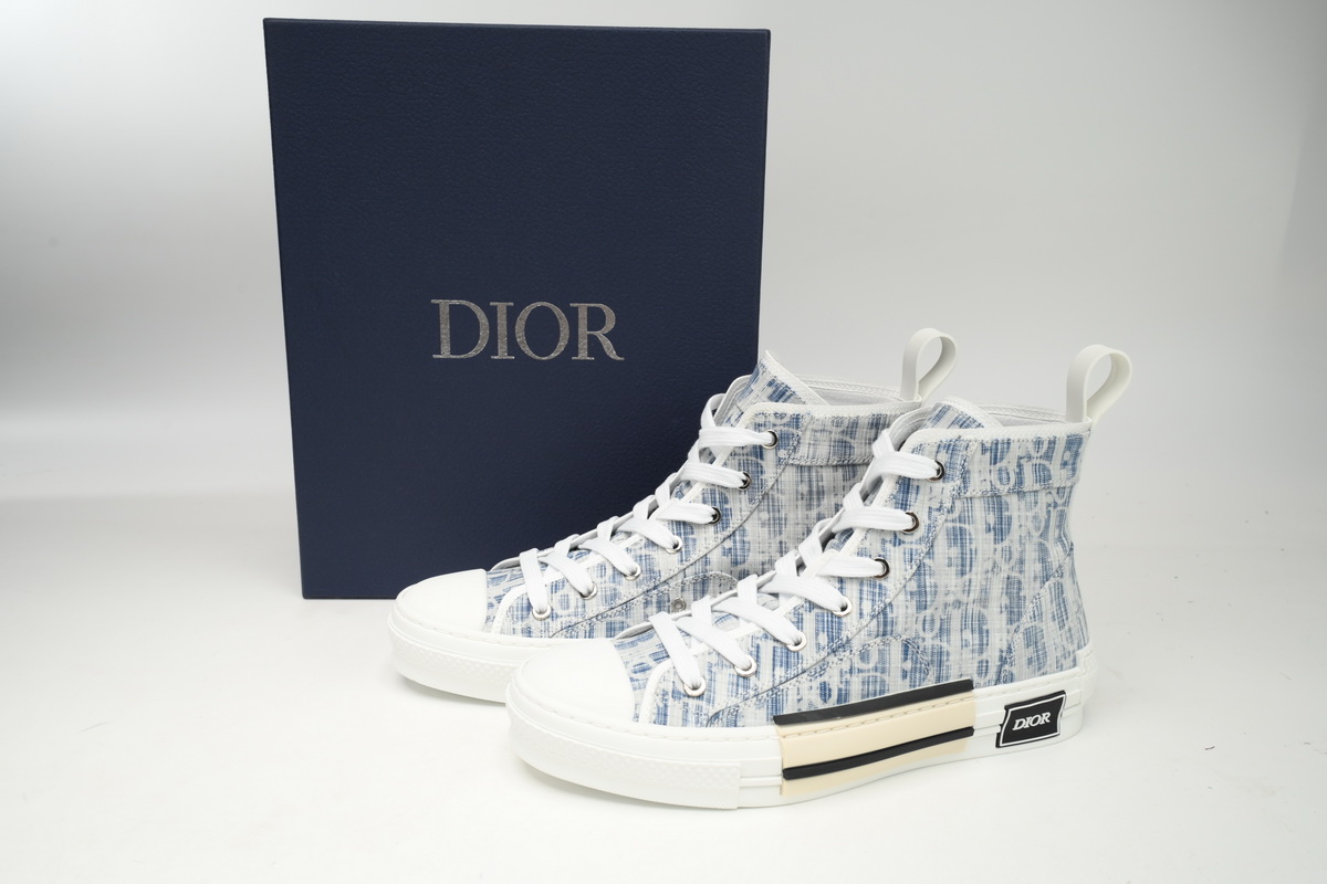 Dior B23 HT Oblique Transparency Electric Embroidered Benim