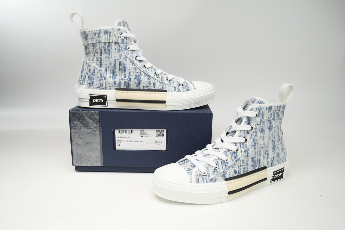 Dior B23 HT Oblique Transparency Electric Embroidered Benim