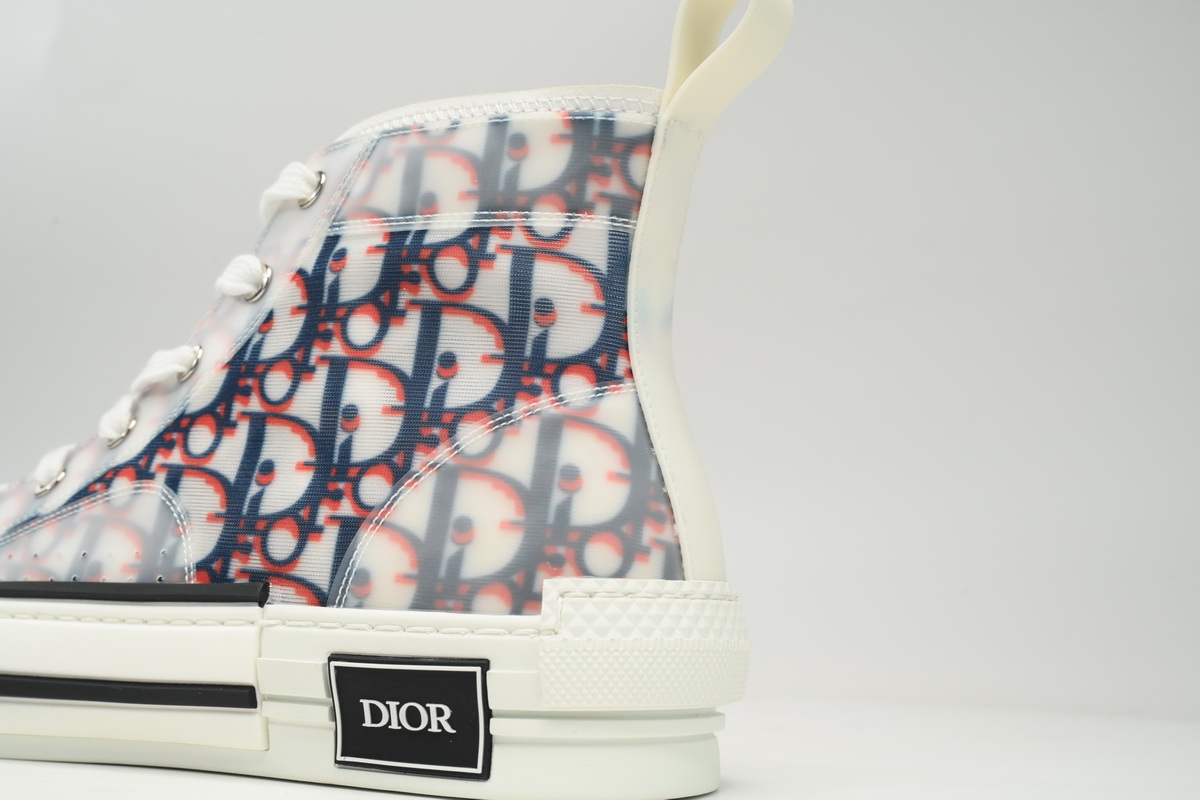 Dior B23 HT Oblique Transparency High Blue Red