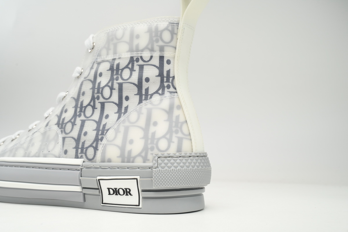 Dior B23 HT Oblique Transparency High White Blue Gray