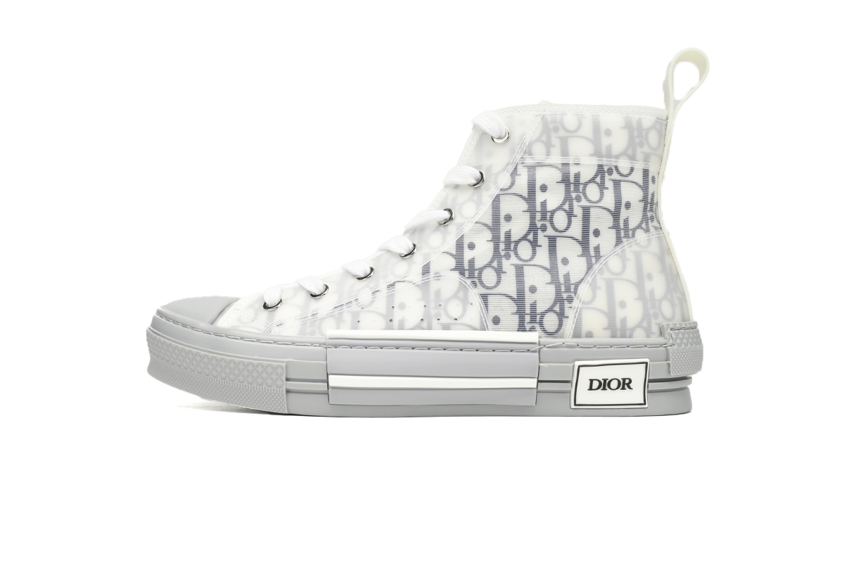 Dior B23 HT Oblique Transparency High White Blue Gray