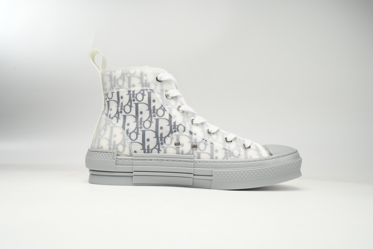 Dior B23 HT Oblique Transparency High White Blue Gray