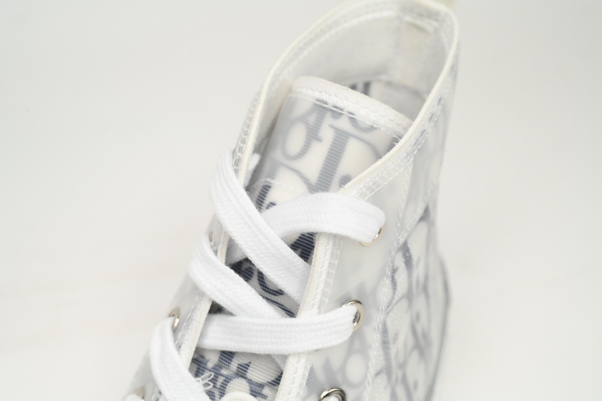 Dior B23 HT Oblique Transparency High White Blue Gray