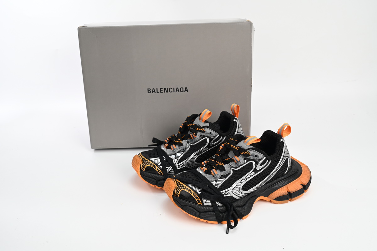 Balenciaga 3XL All Black Orange 734731 W3XL3 1178