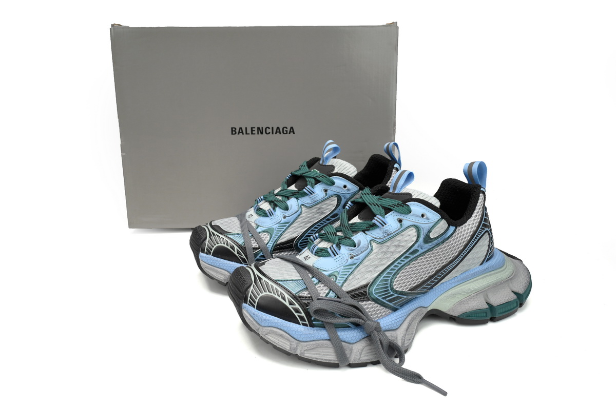 Balenciaga 3XL Black Green Blue 734731 W3XLR 0629