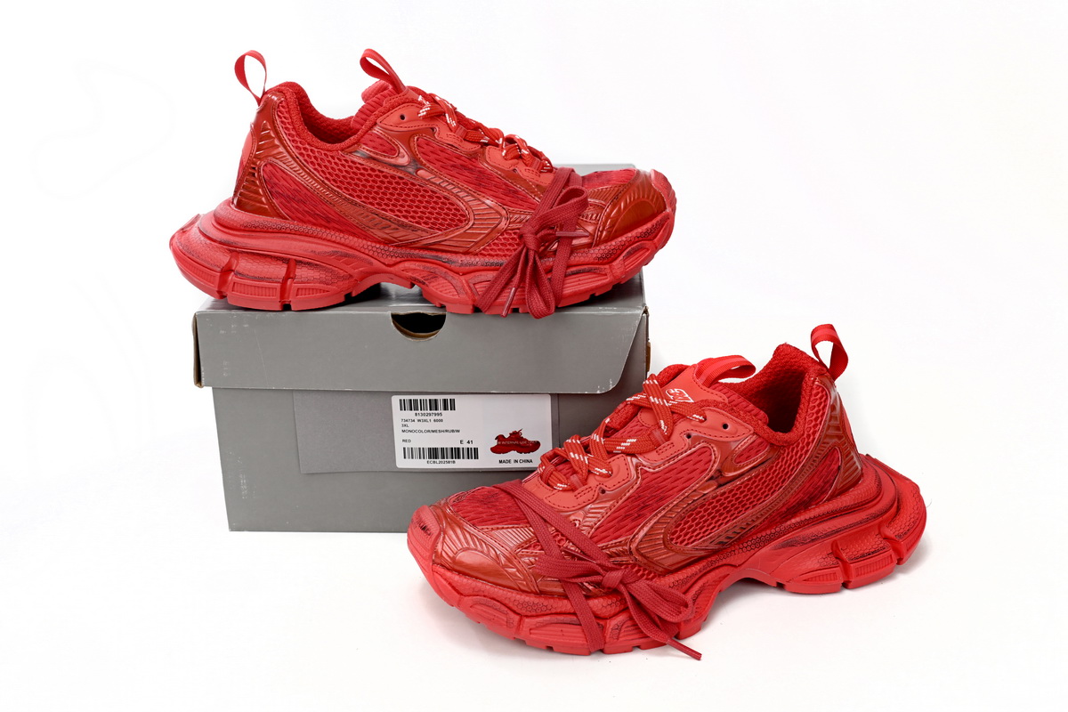Balenciaga 3XL Black Chinese Red 734734 W3XL1 6000
