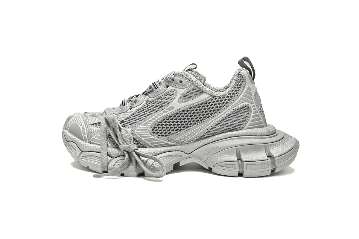 Balenciaga 3XL Silver Light Gray 734731 W3XLR 1281