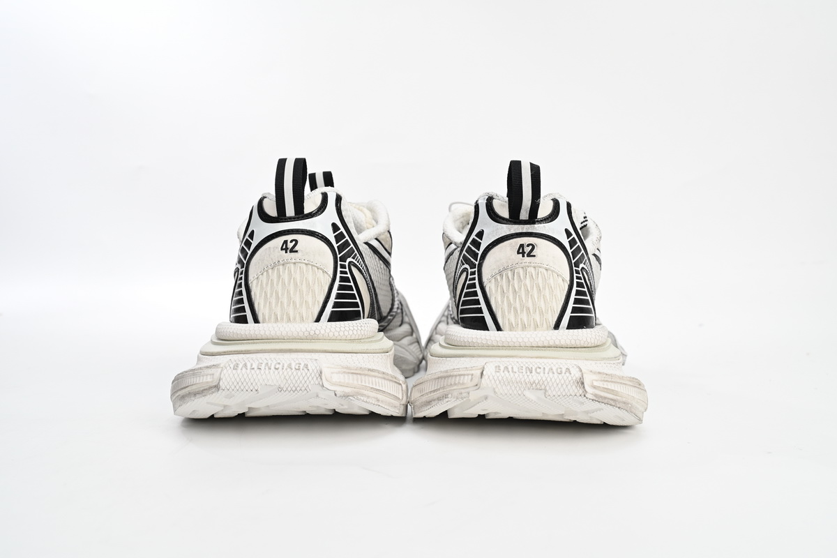 Balenciaga 3XL Silver Rice White Black 542229 W1RB5 0352