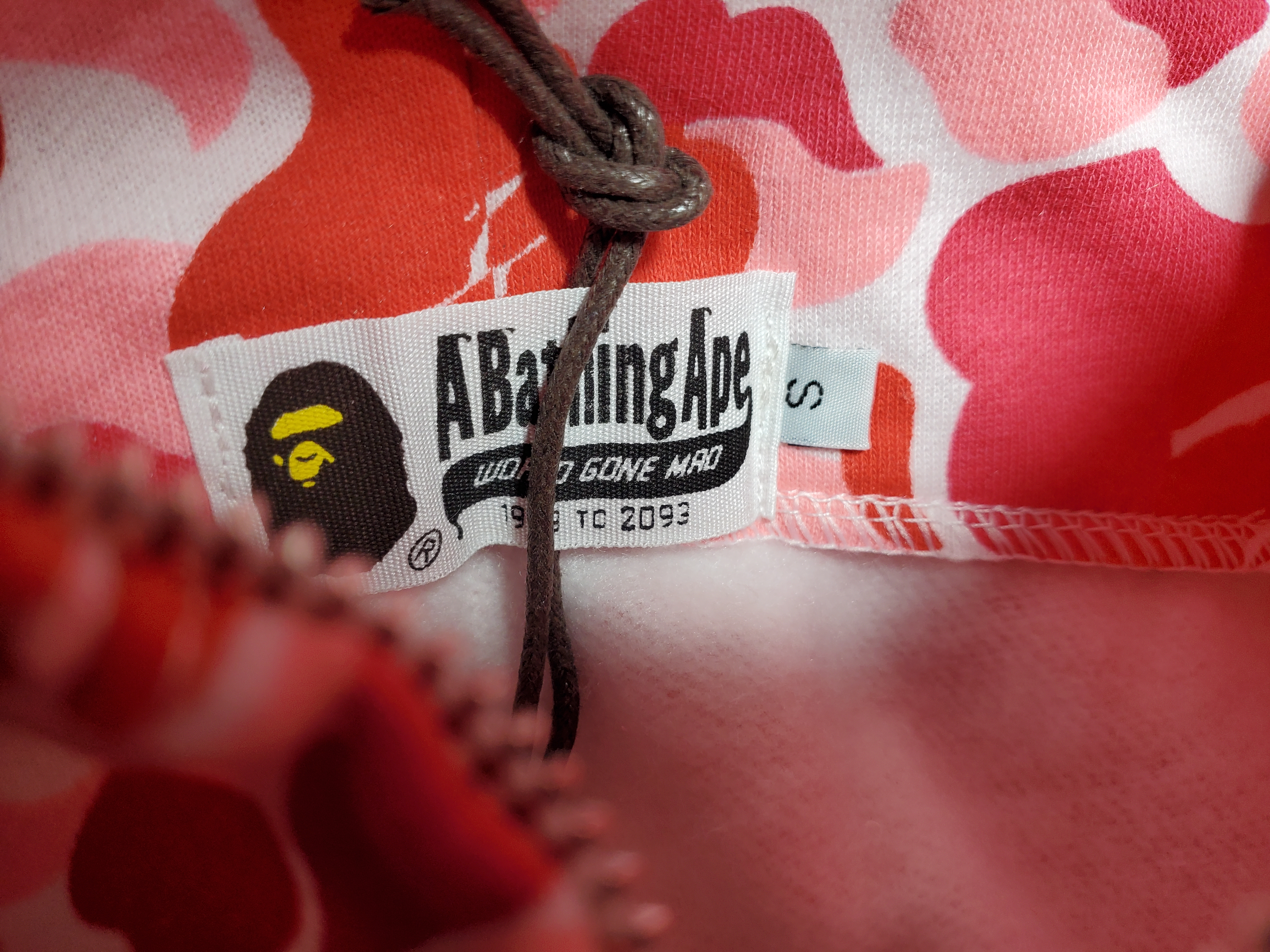BAPE ABC Camo Shark Full Zip Hoodie Pink