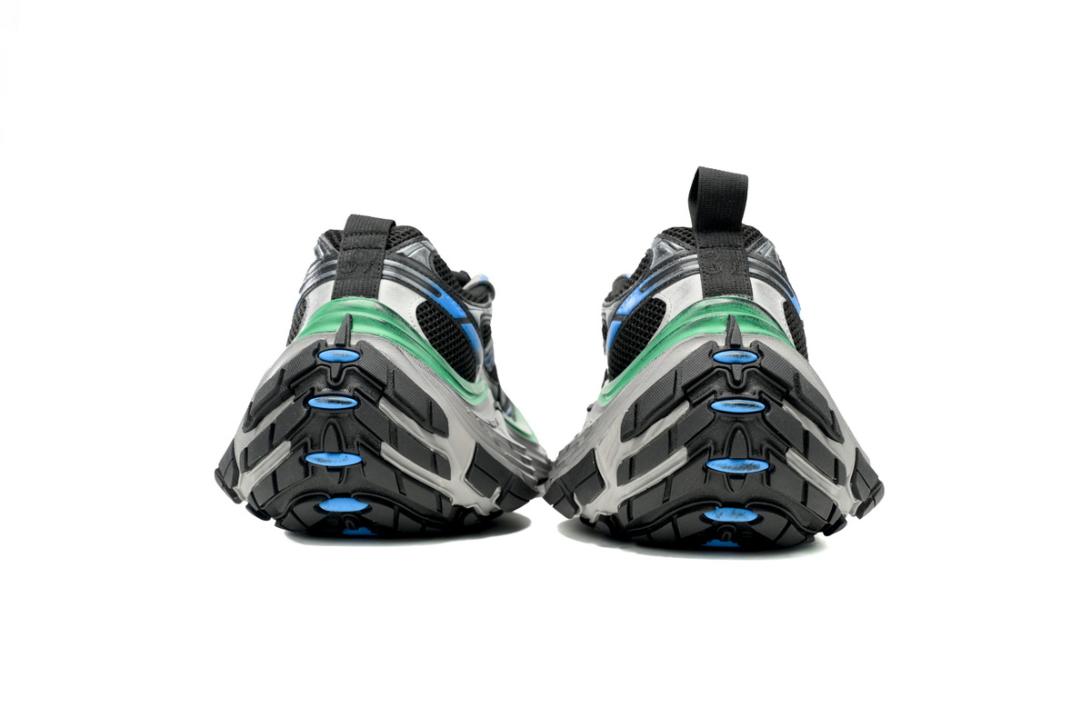 Balenciaga 10 XL Black Blue Green 784342 W2MV2 1143