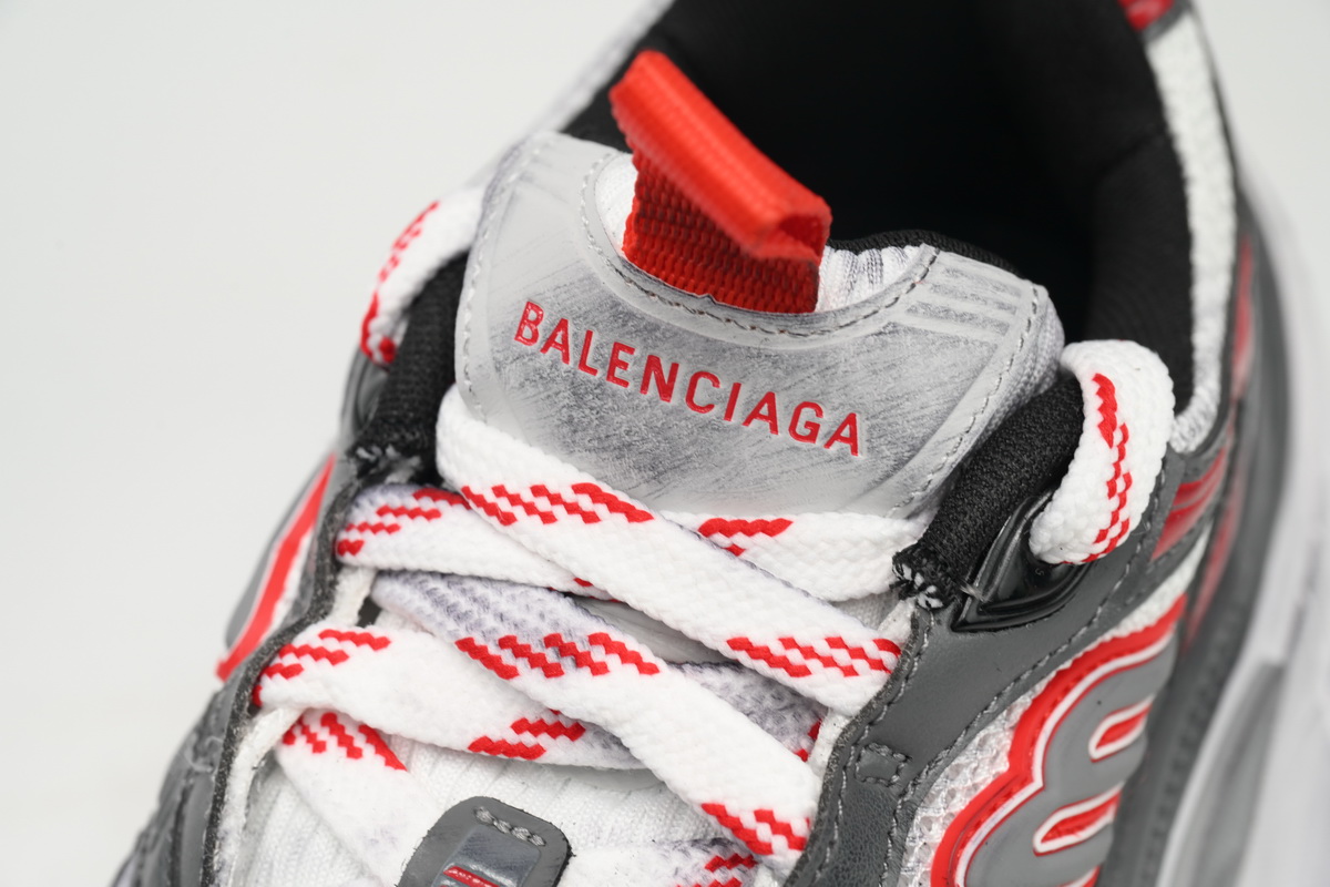 Balenciaga 10 XL White Gray Red 784342 W2MV2 9645