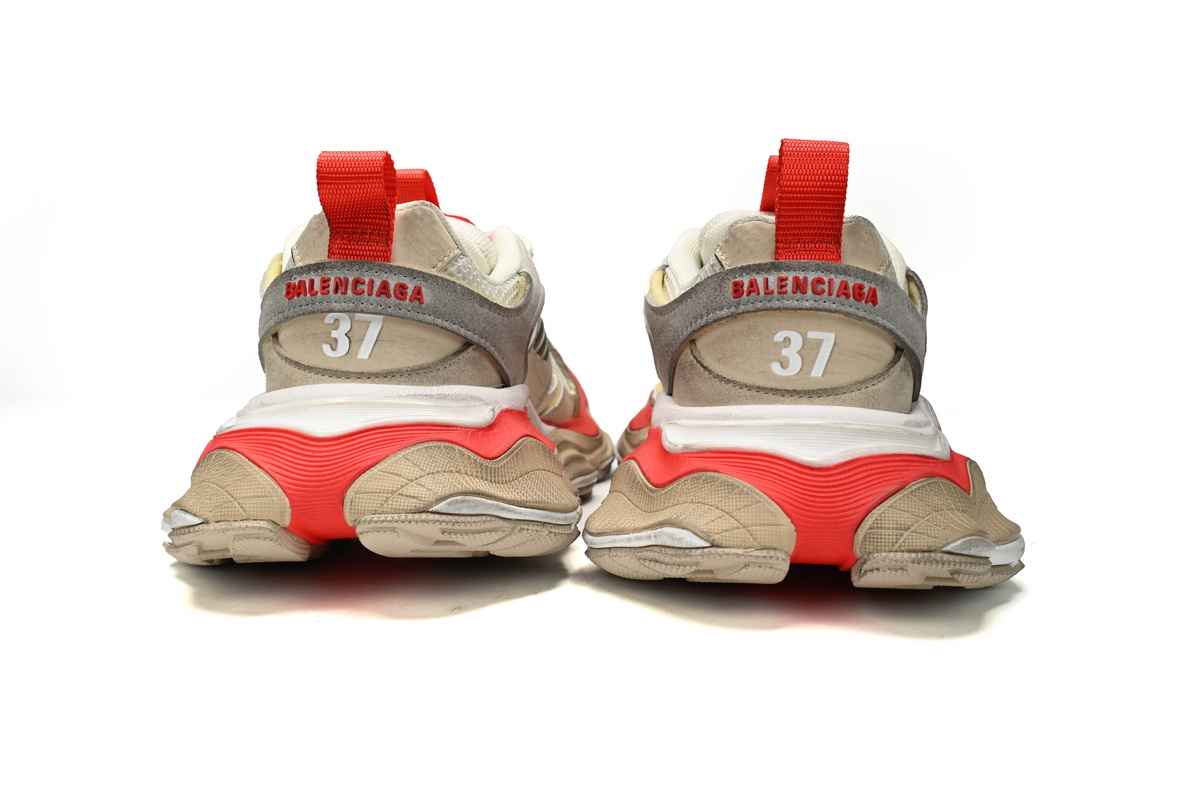 Balenciaga CARGO Sneaker Beige Red 784339-W2MV5-0325