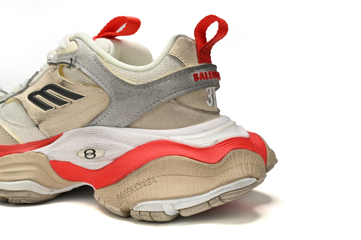 Balenciaga CARGO Sneaker Beige Red 784339-W2MV5-0325