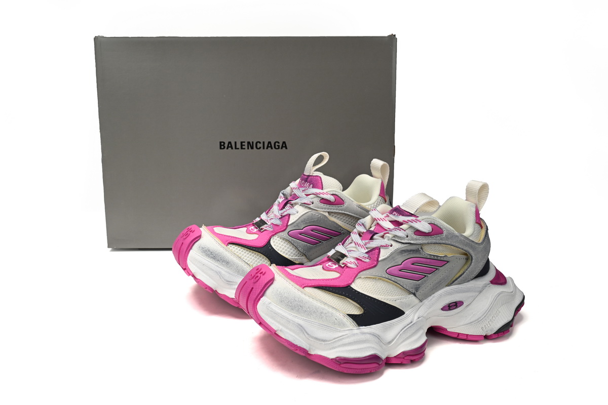 Balenciaga CARGO Sneaker Black And White Powder 784339-W2MV6-0310