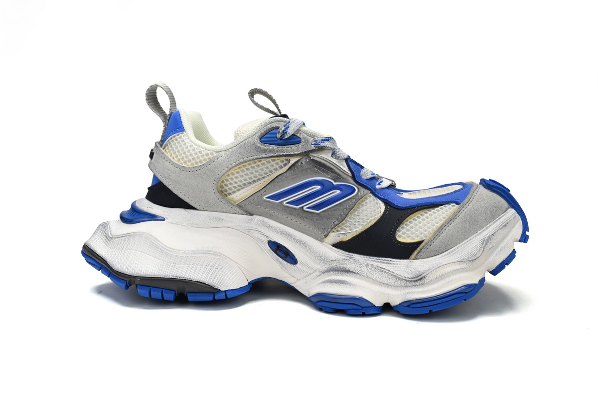 Balenciaga CARGO Sneaker Black White And Blue 784339-W2MV6-0328