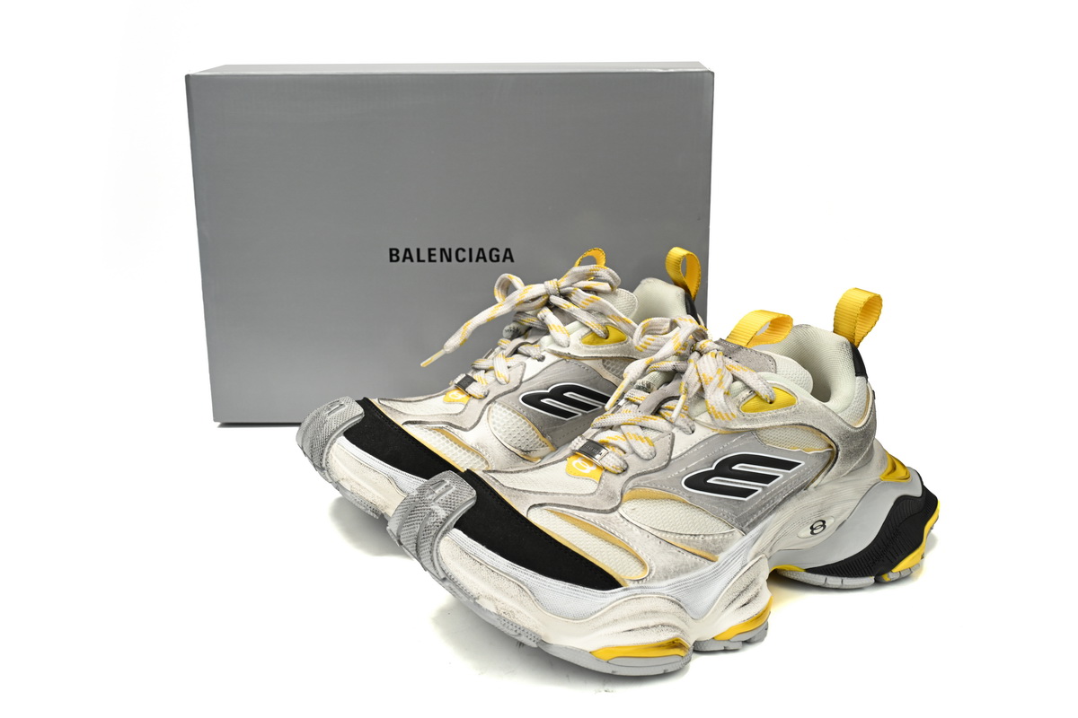 Balenciaga CARGO Sneaker Grey Black Yellow 784339W2MV11170