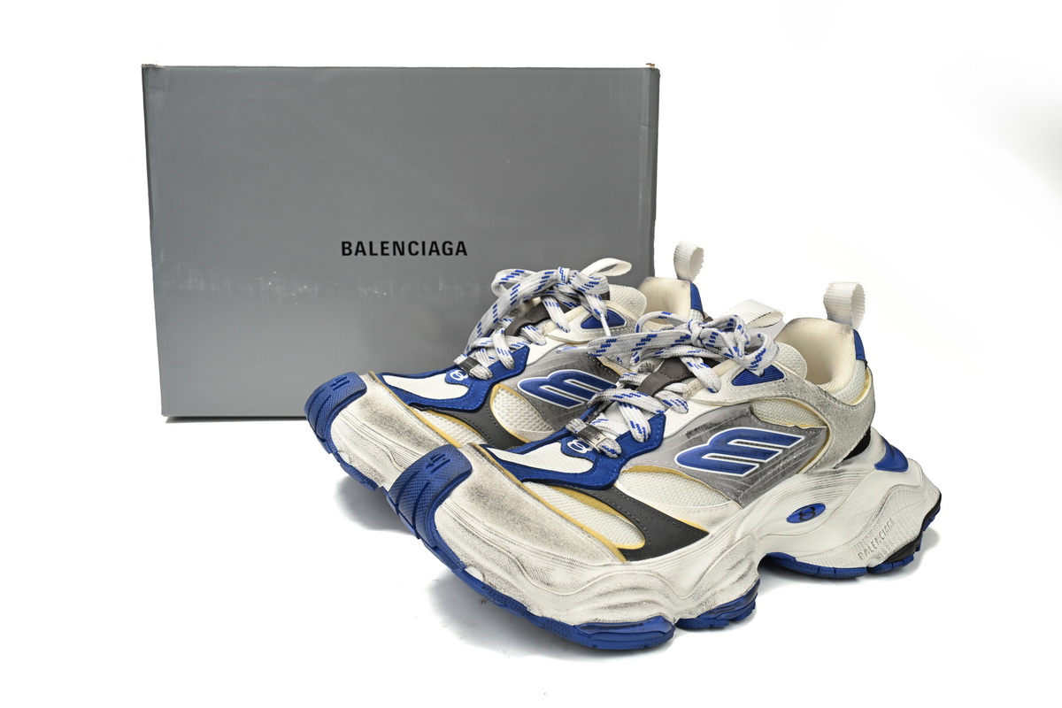 Balenciaga CARGO Sneaker White Blue 784339-W2MV1-5895
