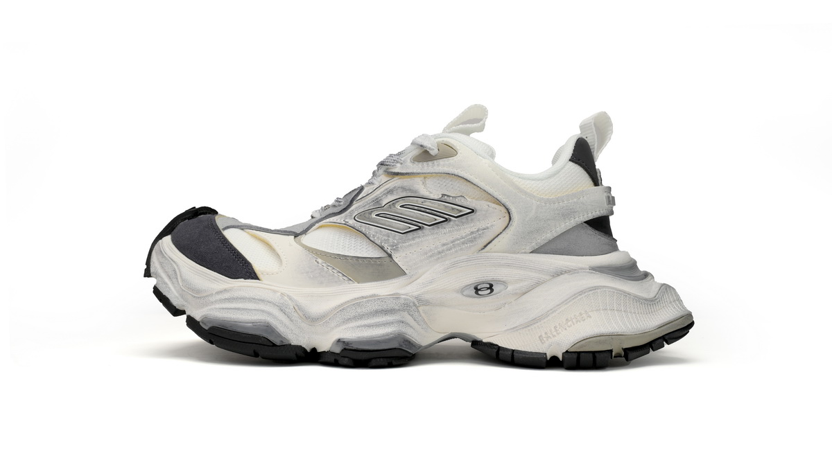 Balenciaga CARGO Sneaker White Rice White Gray 785756-W2MV1-9012